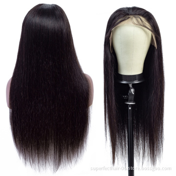 360 Lace  150% Density straight Lace Wig With Baby Hair Remy Pre Plucked Natural 100% Human Hair 360 Lace Wig